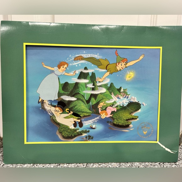 Peter Pan 1996 Disney Exclusive Commemorative Lithograph - Picture 2 of 5
